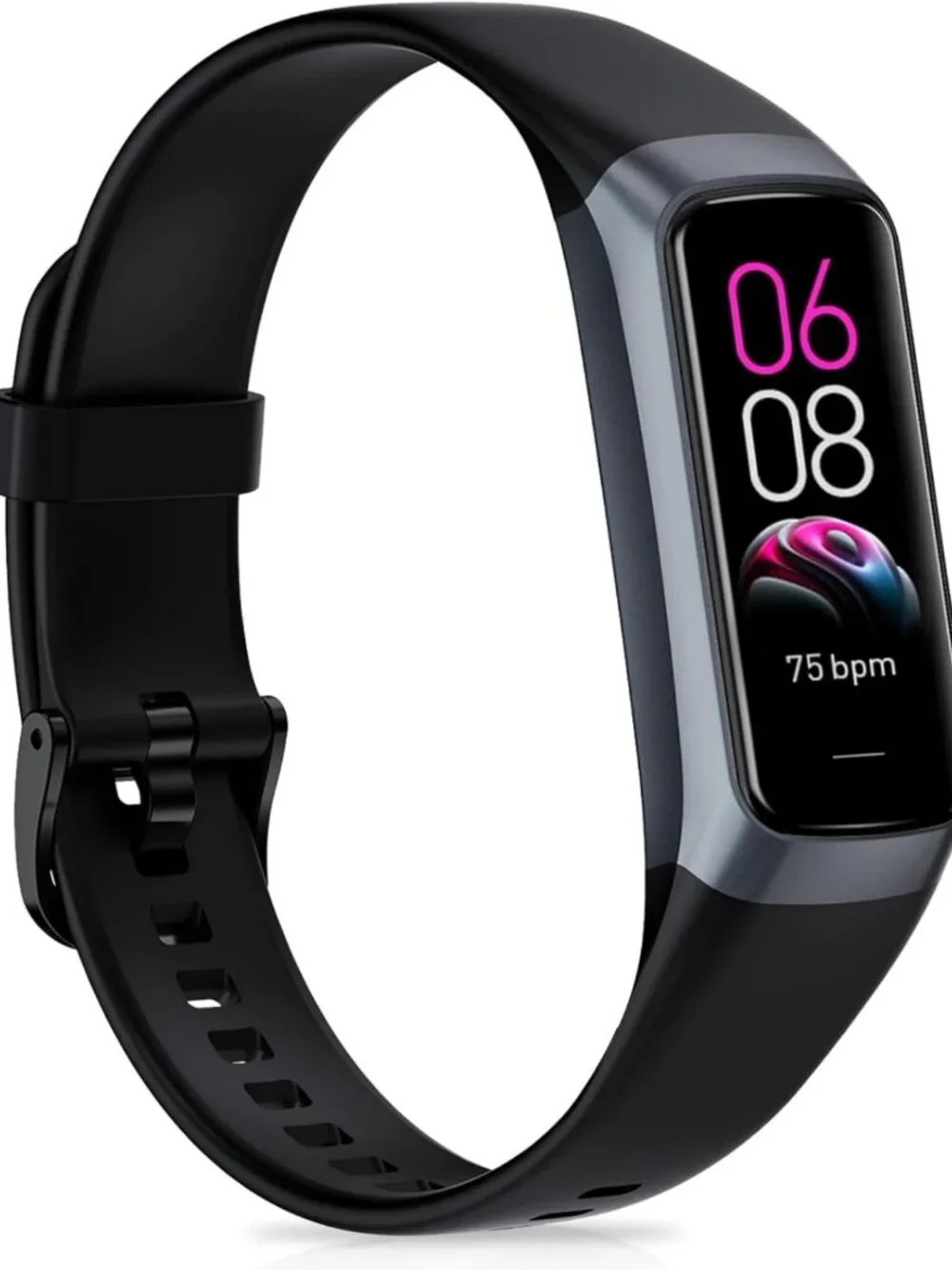 Smart Fitness Tracker with Heart Rate, Blood Pressure, Pedometer & Sleep Monitor